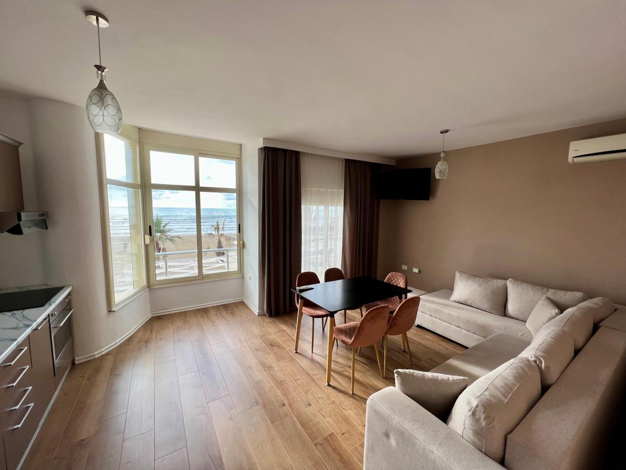 Wave Beachfront Apartments Durres Exterior photo